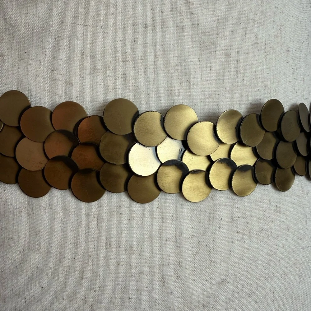 Gold Disc Statement Belt - Picture 2 of 4